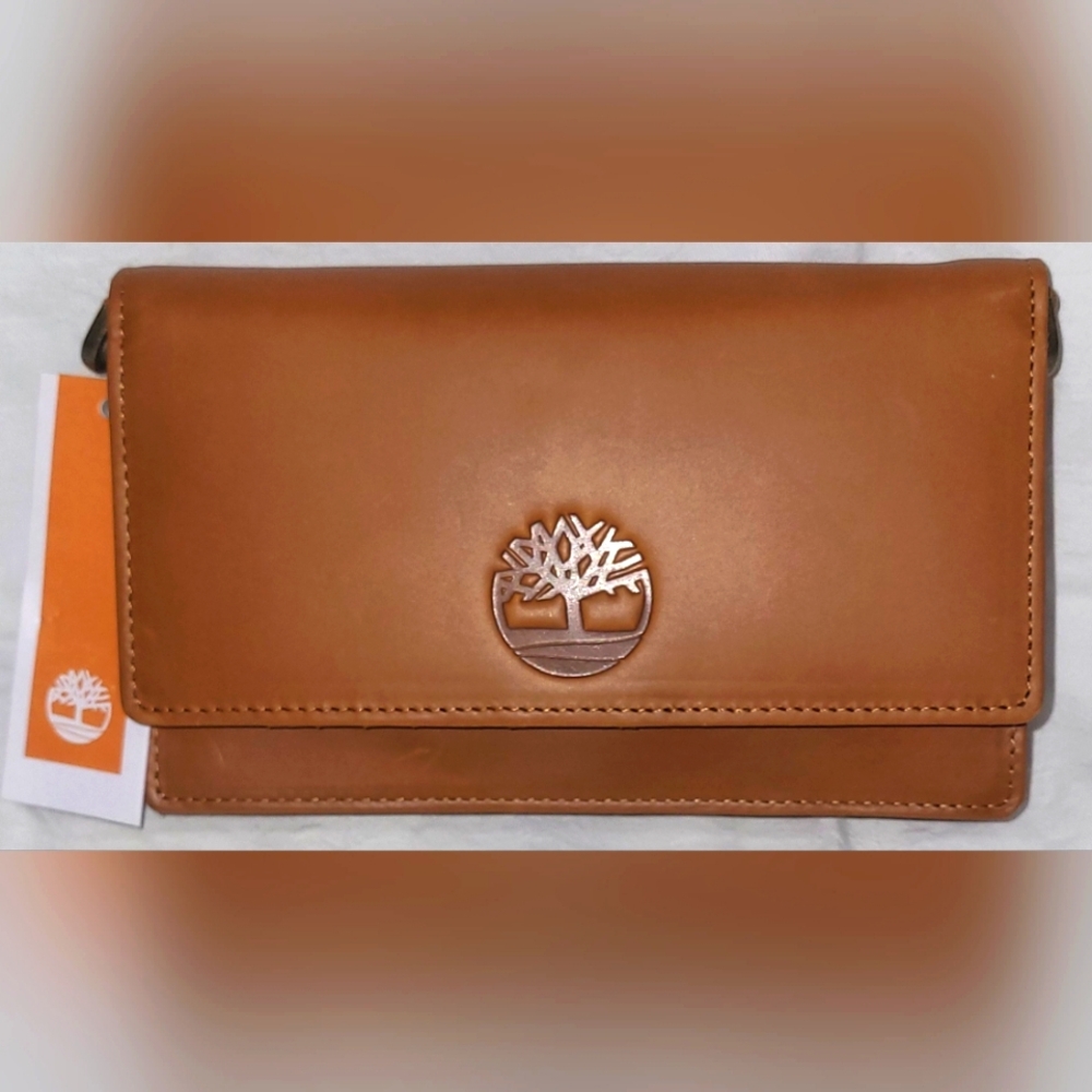Timberland Women's RFID Leather Crossbody Bag Wallet Purse